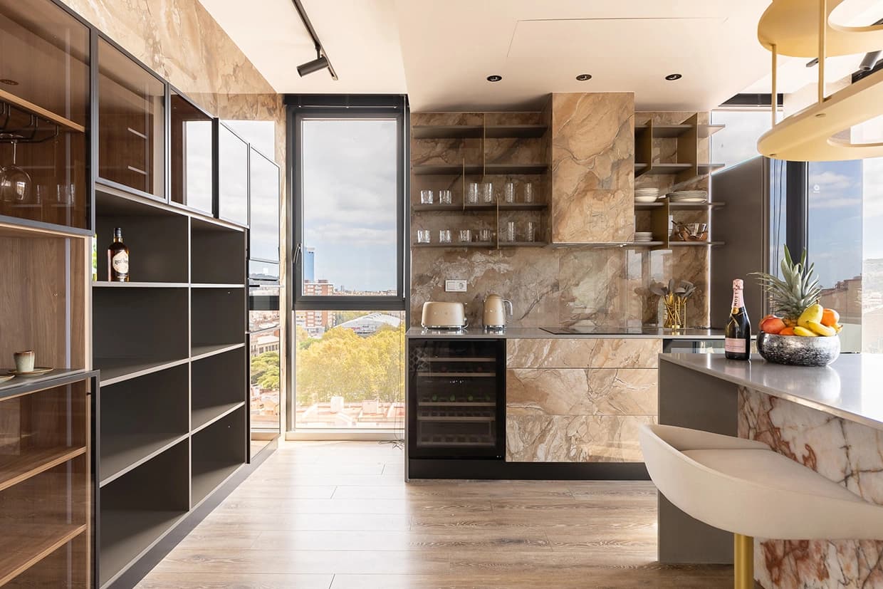 Penthouse kitchen