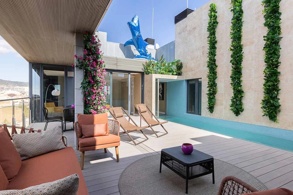 Rooftop terrace